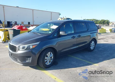 2016 Kia Sedona Lx z USA, uszkodzony, nr VIN KNDMB5C16G6159514